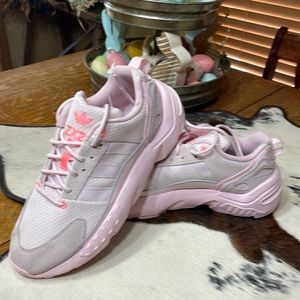 Adidas size 9 pink ZX22 tennis shoes